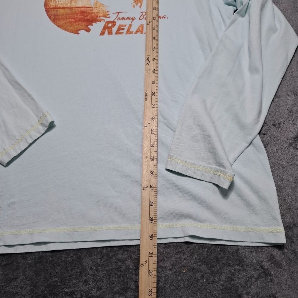 Tommy Bahama Men’s Relax Moonlight Grafic Long Sleeve Cotton Tee Shirt XL NWT - Picture 10 of 14
